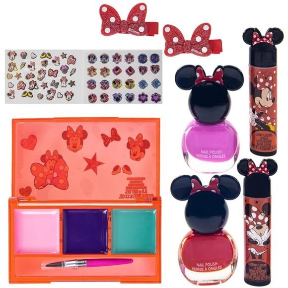 Disney Minnie Mouse - Girl Cosmetic Makeup Gift Bag Set Hair Accessories for Kid - Picture 3 of 6